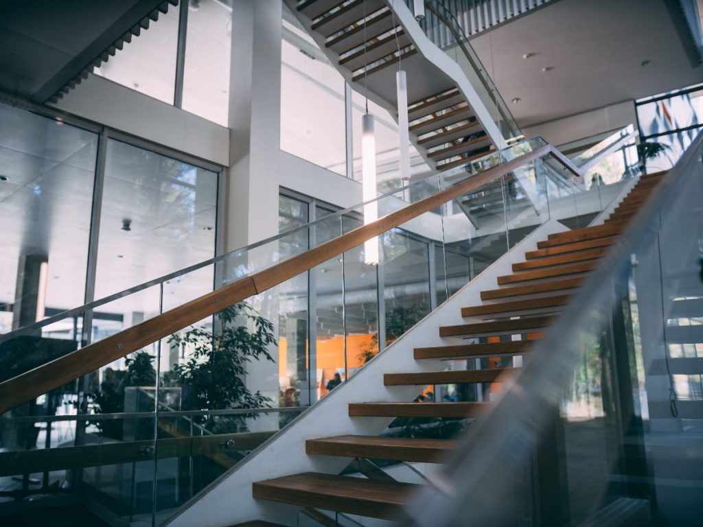 Staircase in office